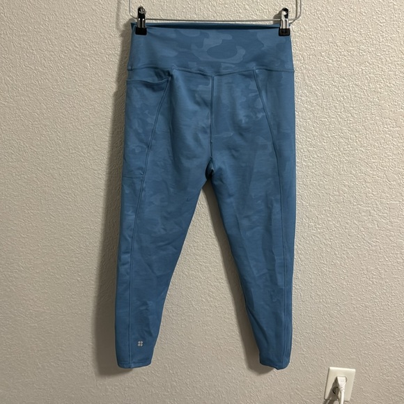 Sweaty Betty The Super Sculpt Blue Camo leggings XL - Picture 7 of 7